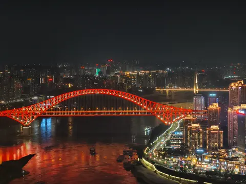 嘉陵江夜色